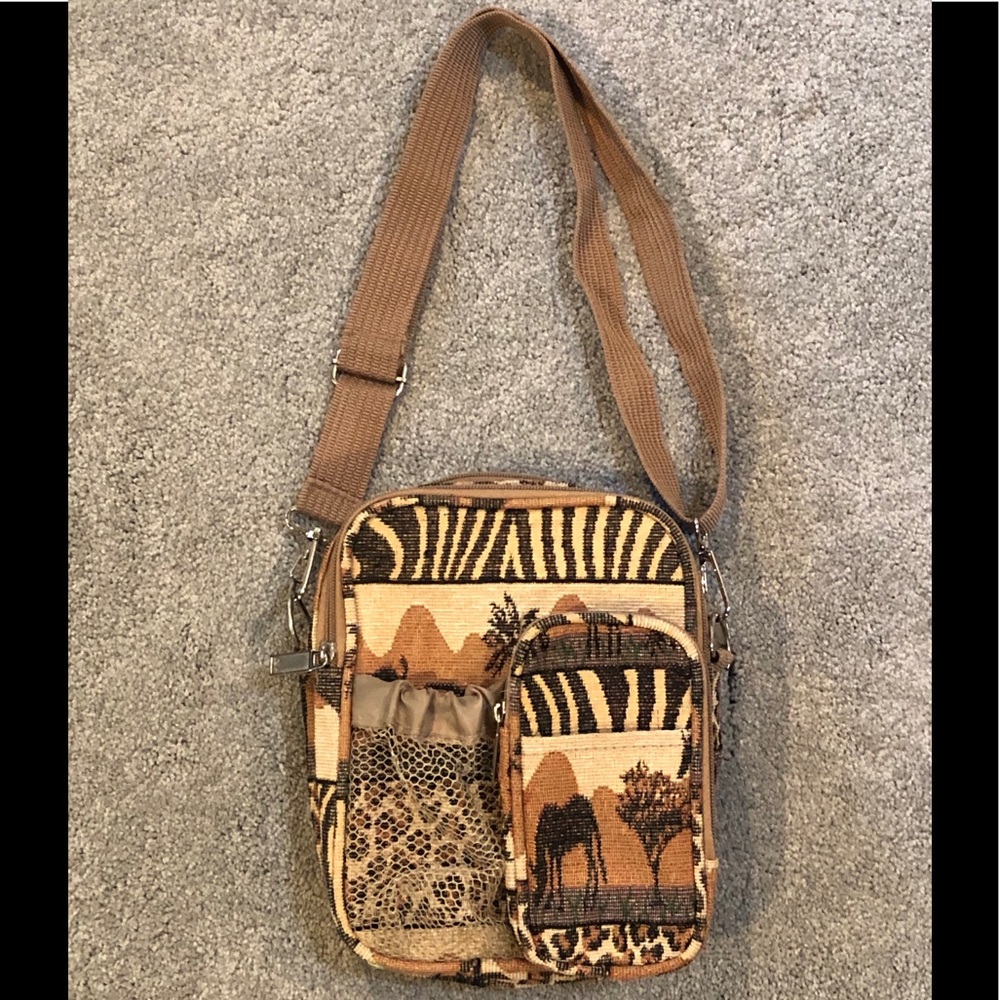Animal print purse